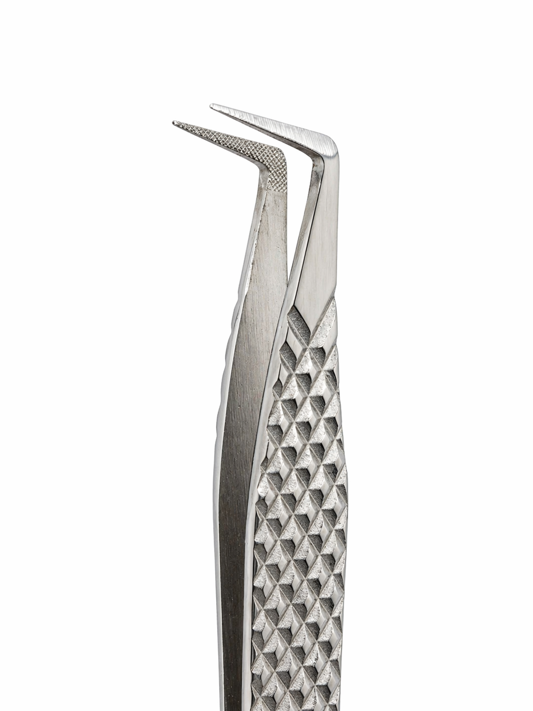 Silver Fiber Tip Tweezer