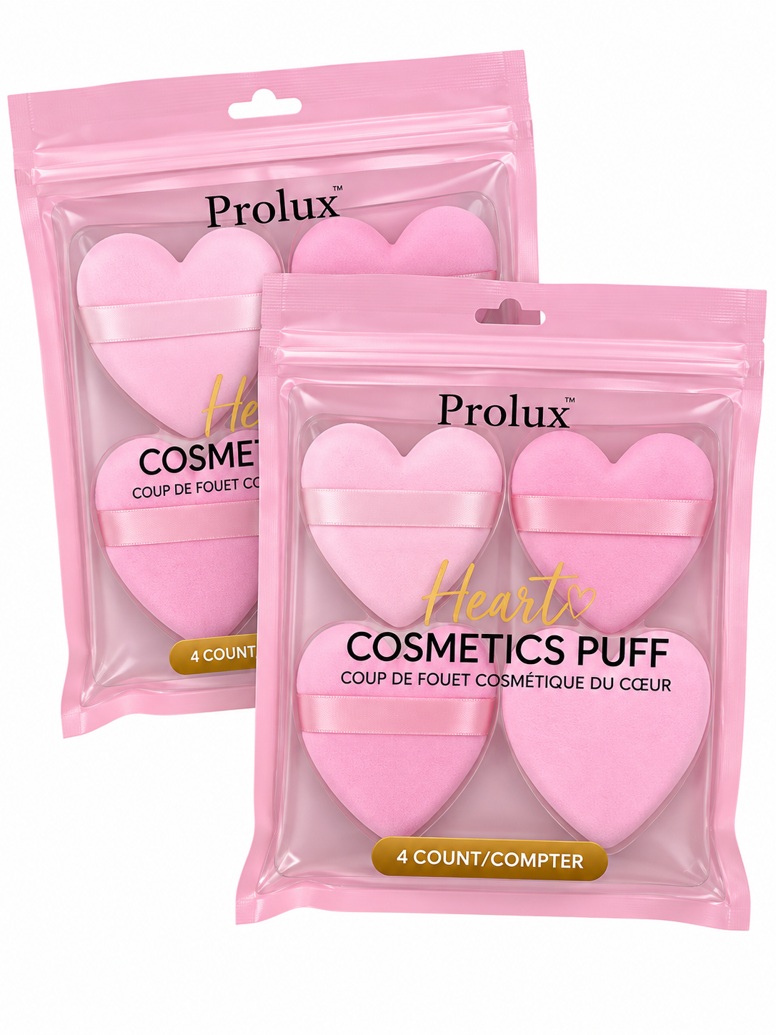 HEART MAKE-UP PUFFS 🤍