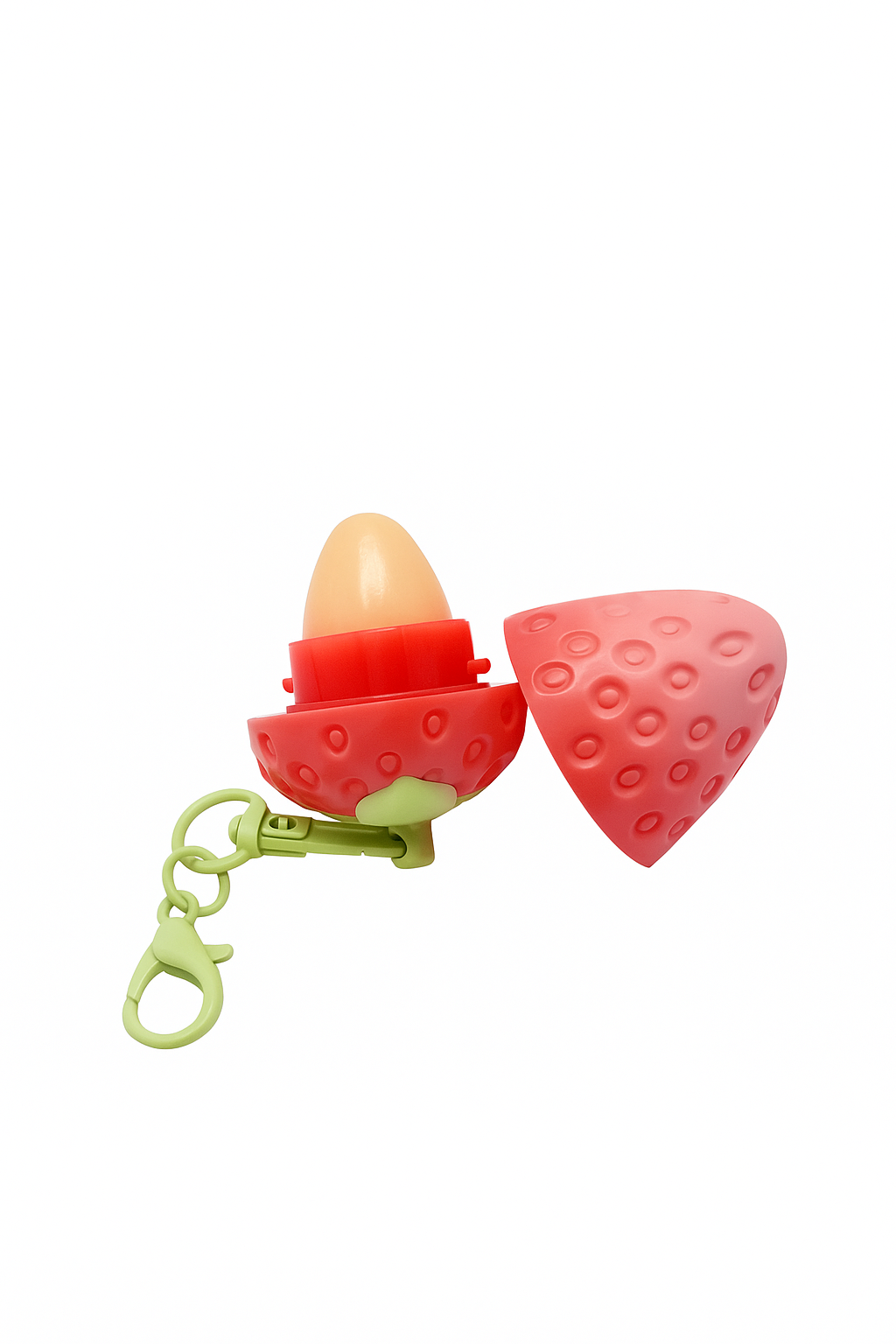 STRAWBERRY PH- ADJUSTING LIP BALM KEYCHAIN🍓