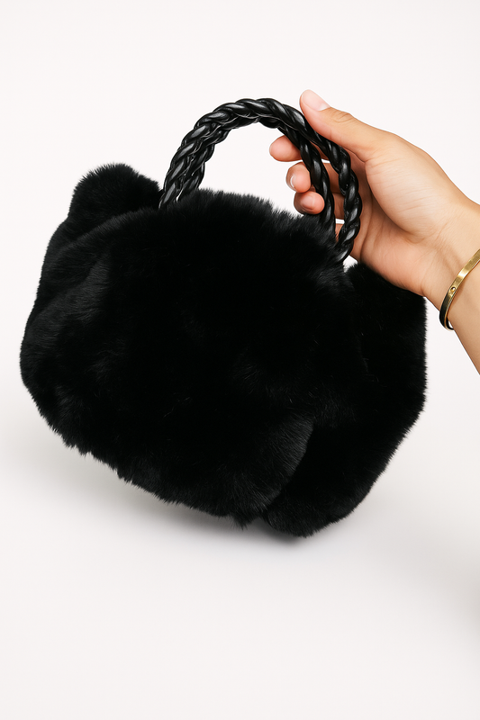 MINI FLUFFY HANDBAG🤎
