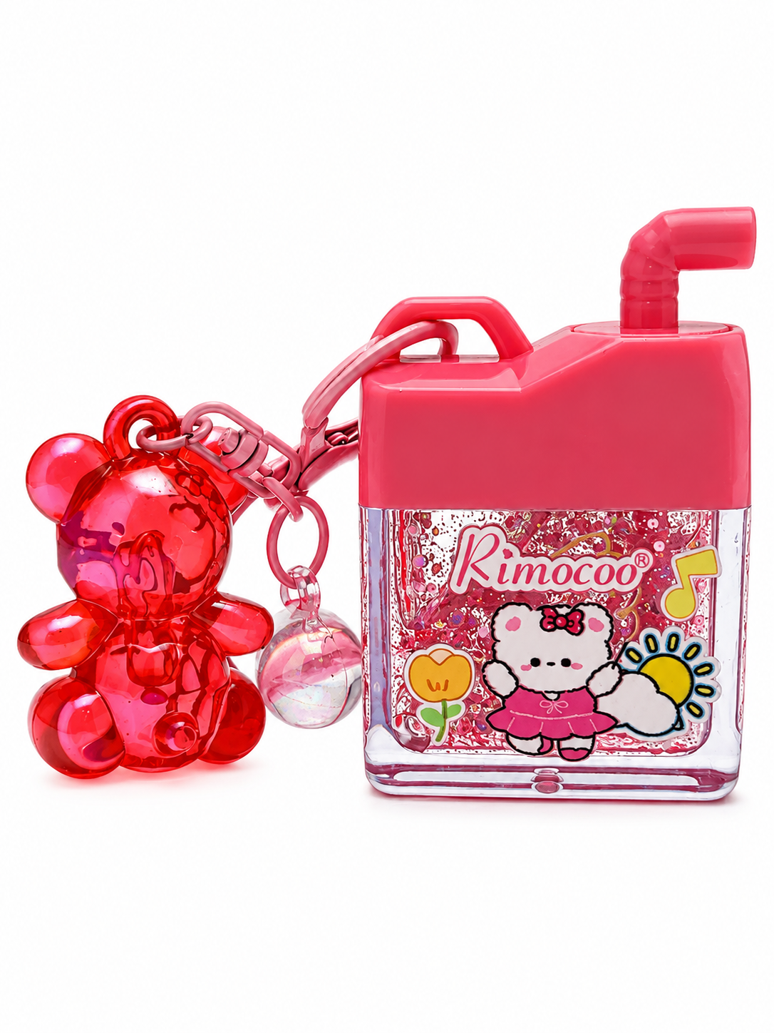 Bear Keychain Lip Gloss 🧸🩷