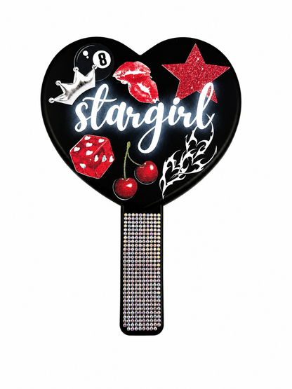 GLAM GRAPHIC HEART MIRRORS