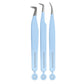 BABY BLUE FLOWER FIBER TIP TWEEZERS 🩵