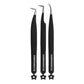 BLACK KITTY FIBER TIP TWEEZERS 🖤