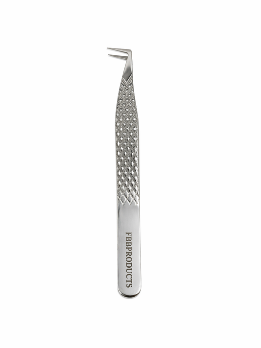 Silver Fiber Tip Tweezer