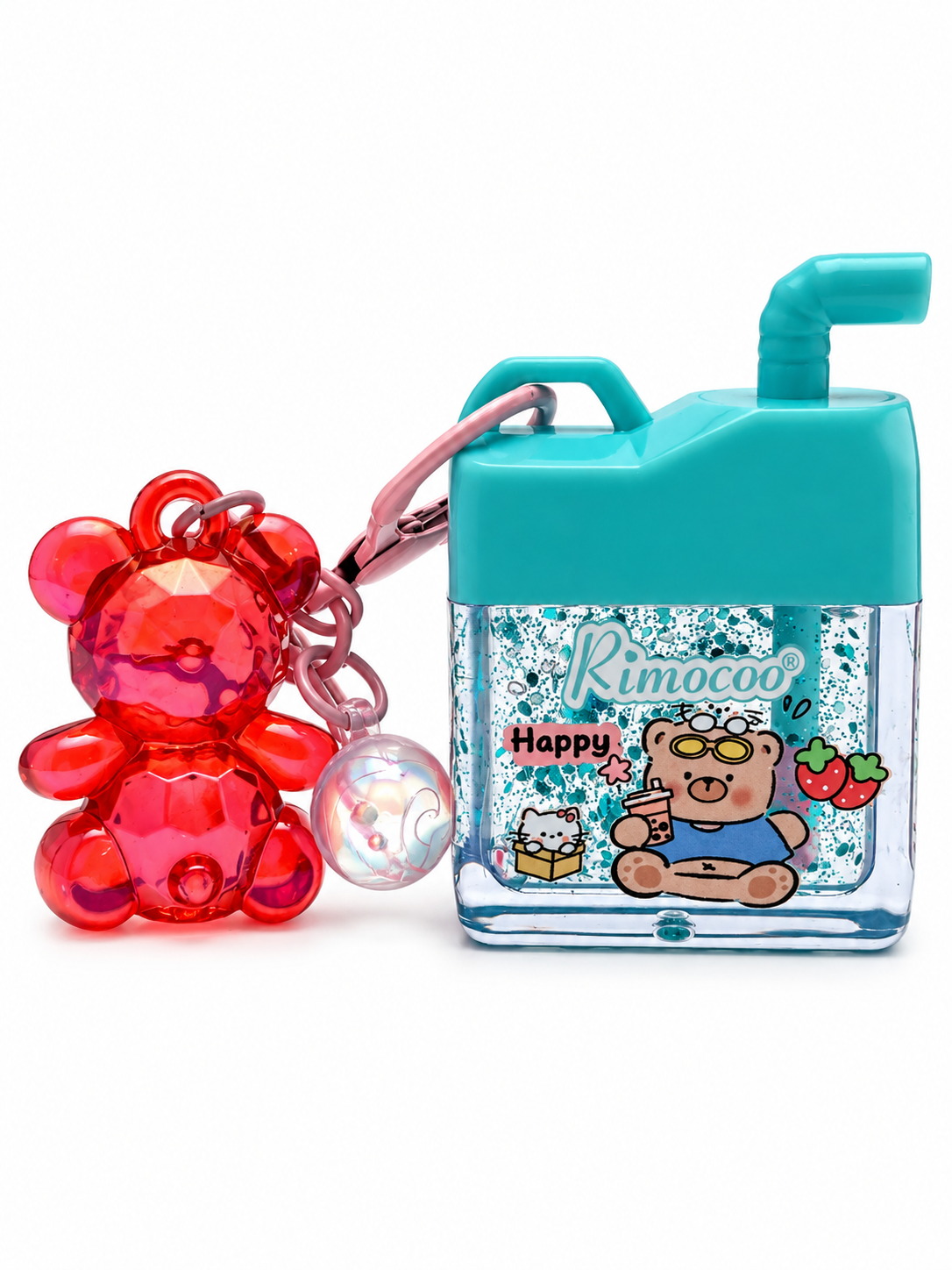 Bear Keychain Lip Gloss 🧸🩷