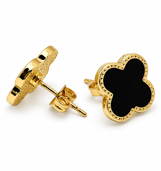 Clover Earrings 🖤
