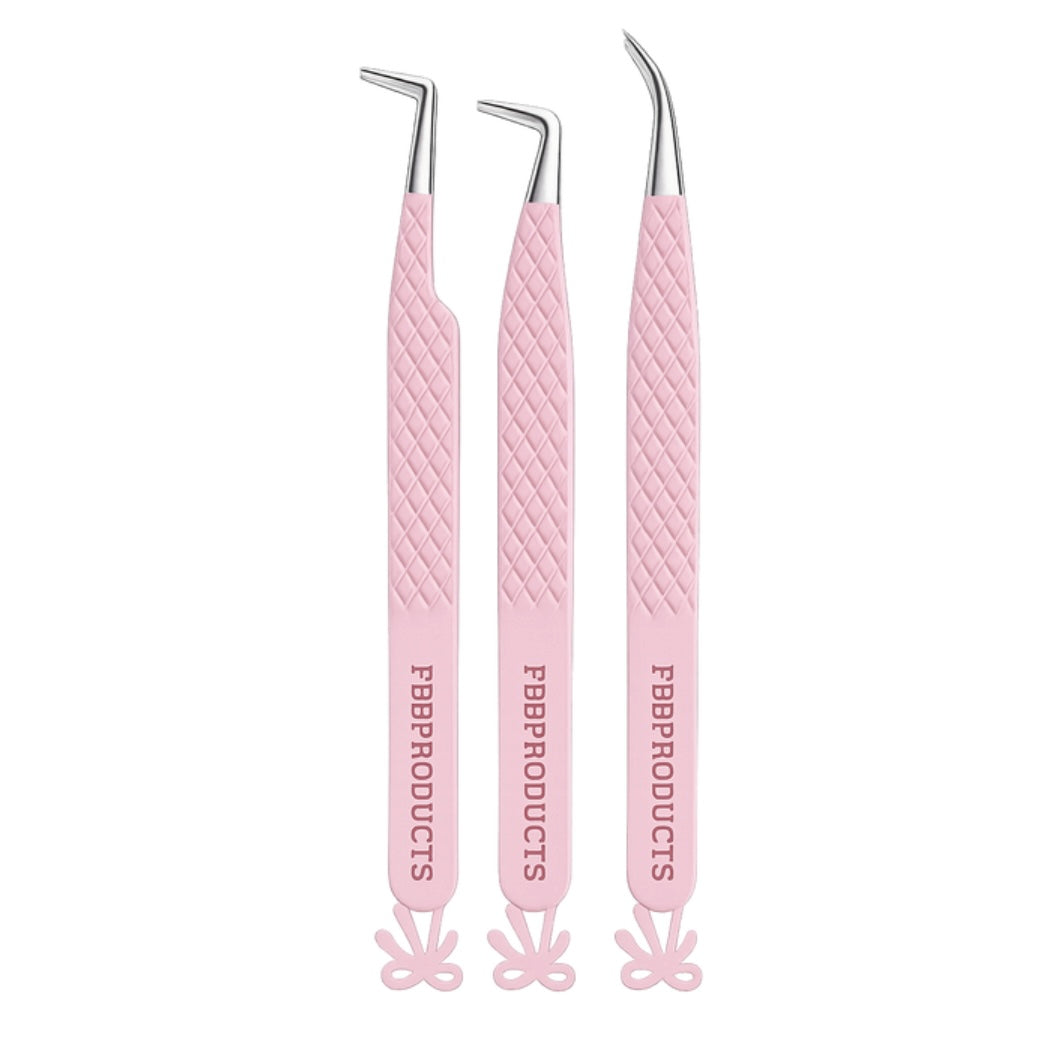 BOW FIBER TIP TWEEZERS 🎀