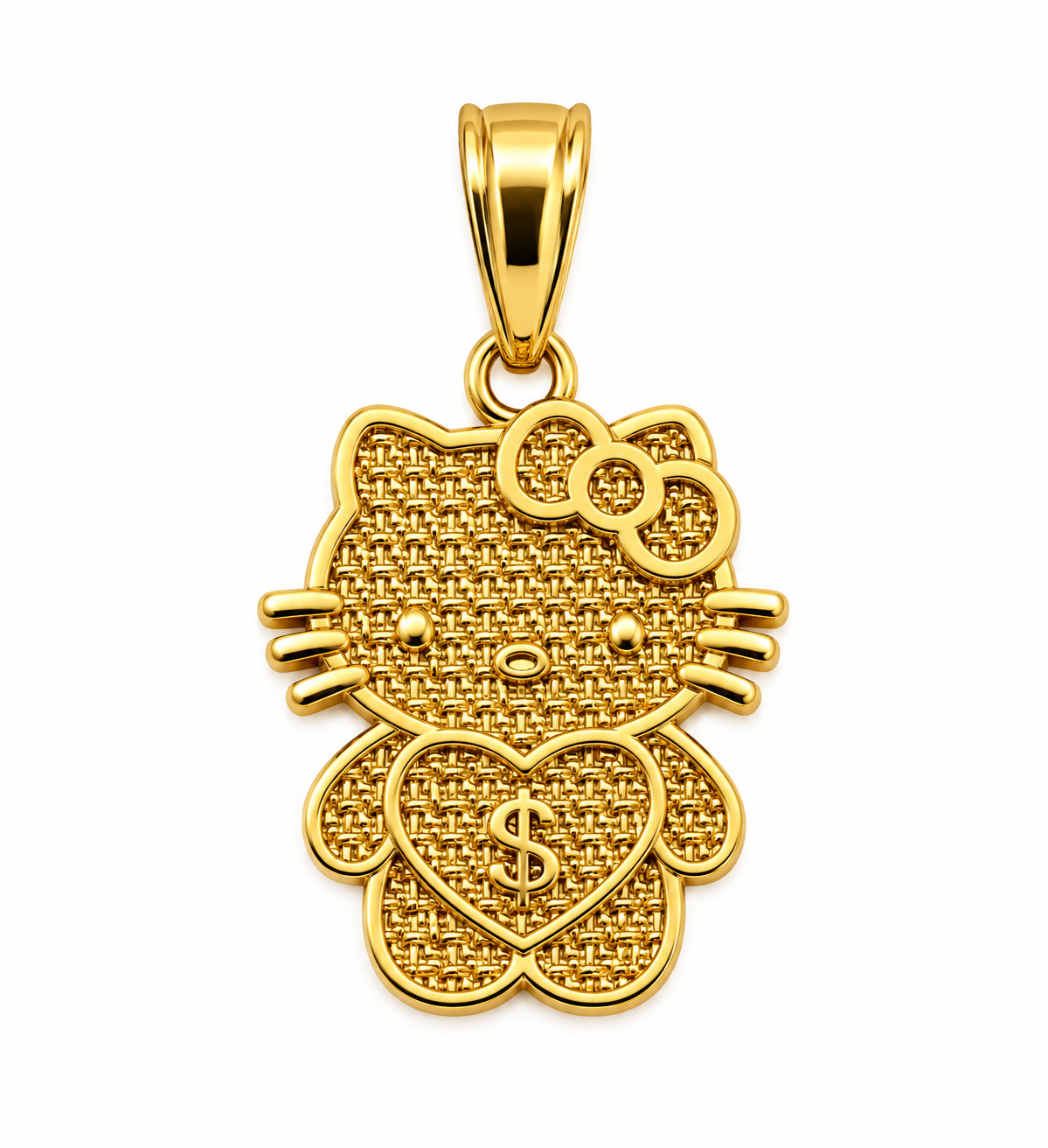 Kitty Gold-Tone Charm