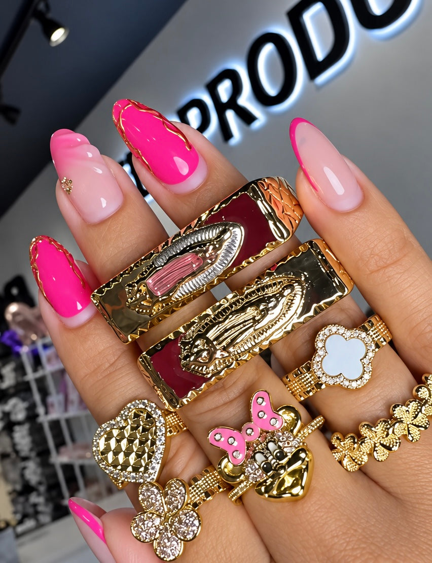GOLD STATEMENT RINGS